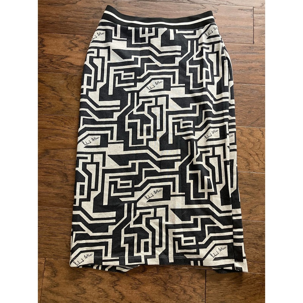 Richard Allen x H&M Jacquard Knit Stretch Midi Tube Pencil Skirt Small